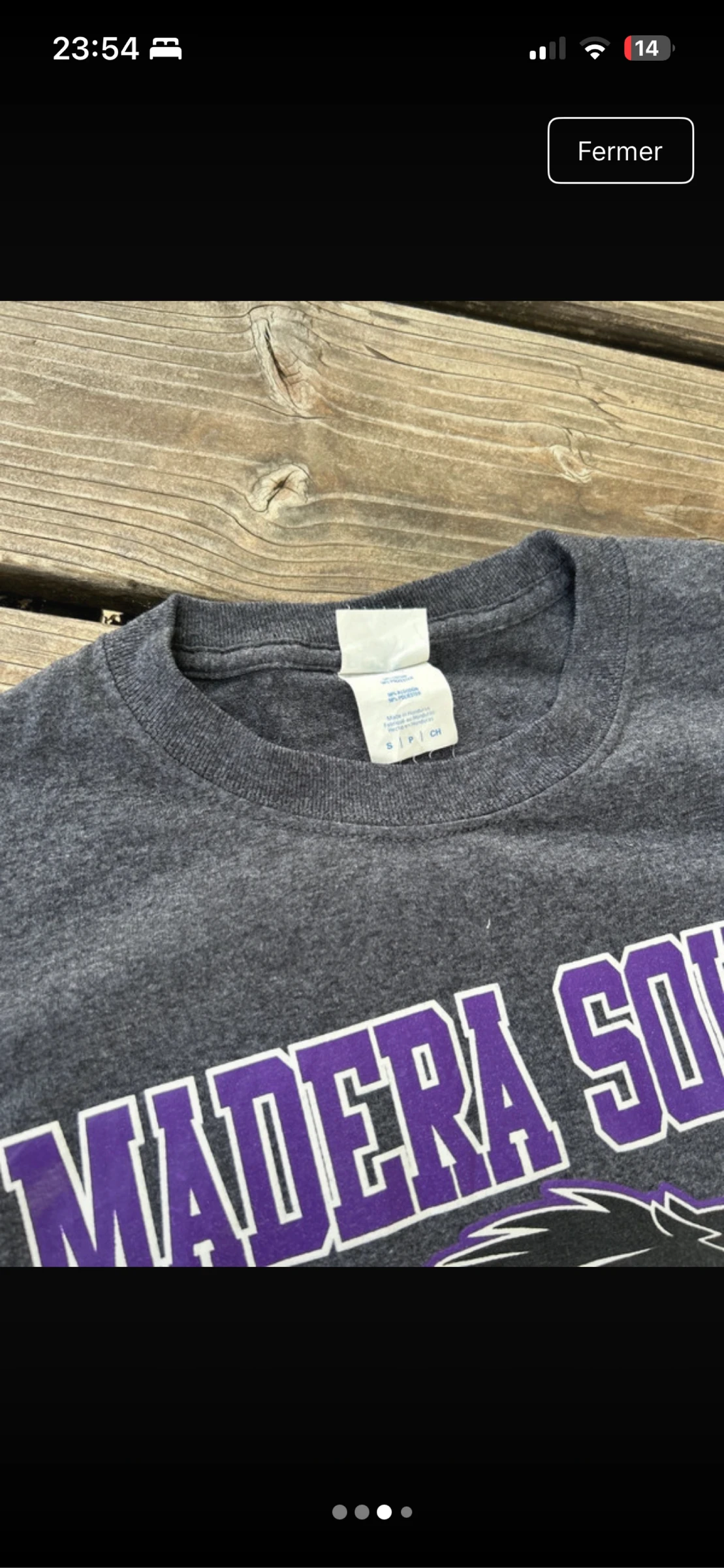 Camiseta USA Vintage 🇺🇸 Talla L Estilo College Americano Muy buen estado Oversize – photo 3